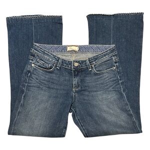 Paige Robertson Wide Leg Flare Jeans Size 29 Premium Denim Y2K Style 0181-0001